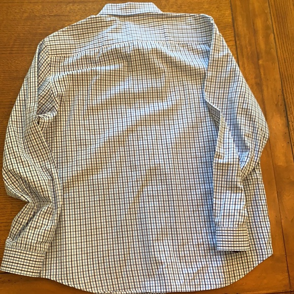 Calvin Klein long sleeve button up - blue check - Picture 6 of 6